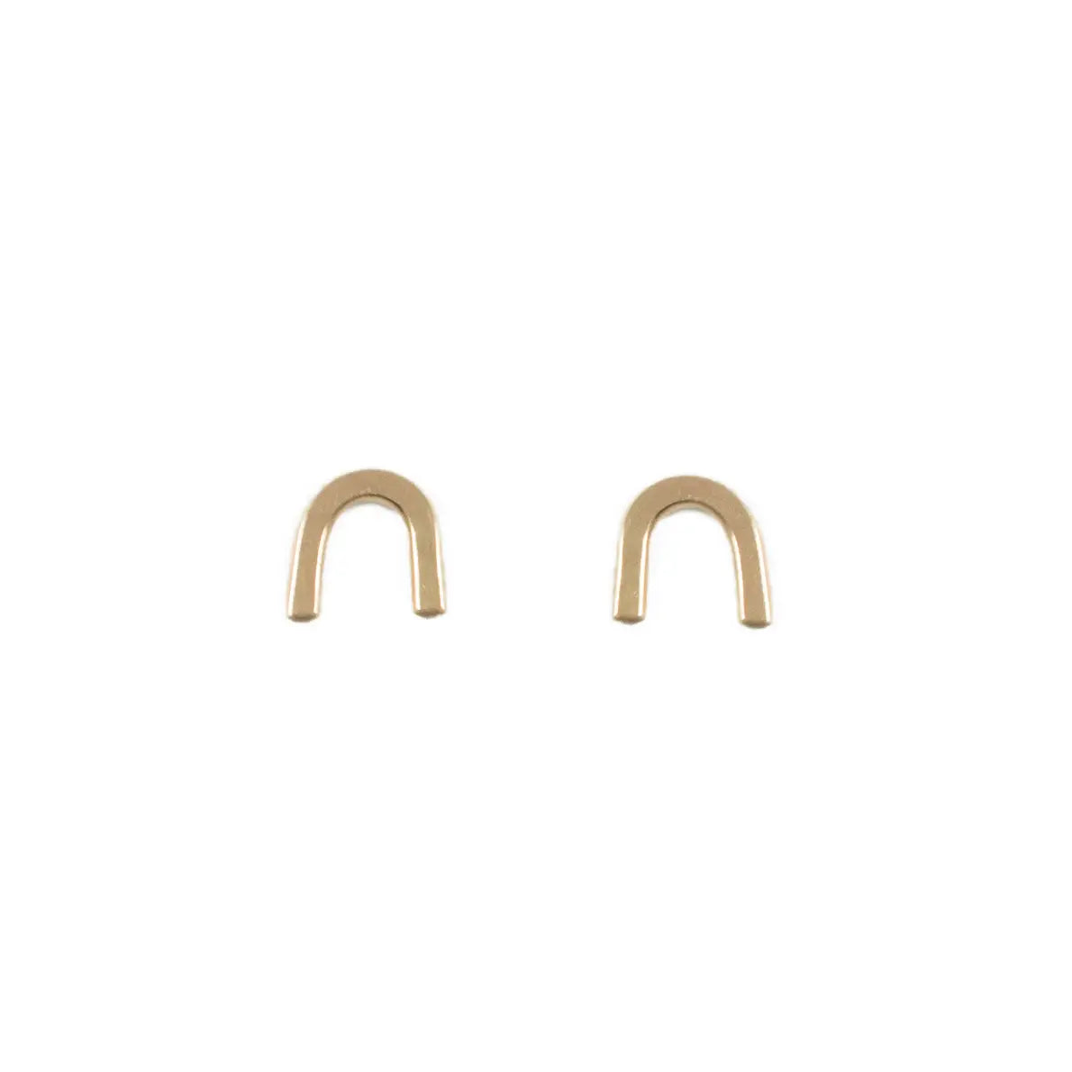 The 14KT Gold Filled Arch Stud Earrings by The Land Of Salt