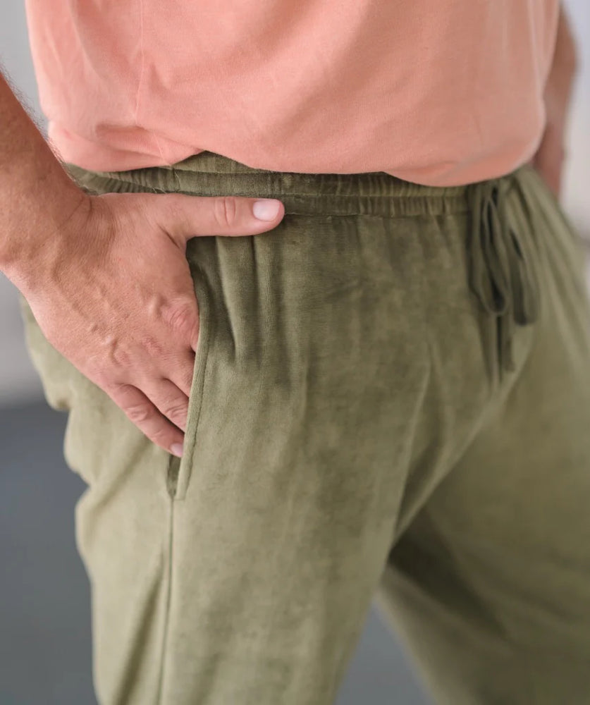 
                      
                        One World Brothers Shaken Not Stirred Velvet Pants
                      
                    