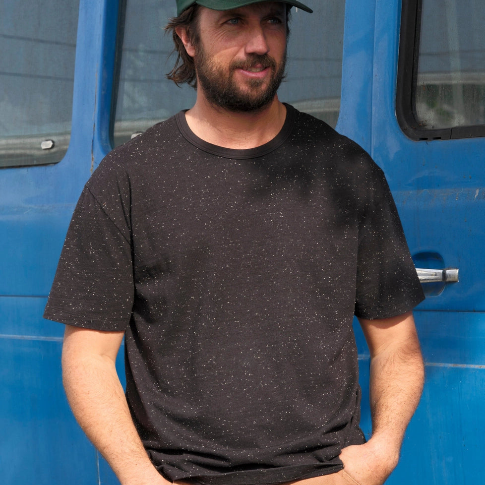 Mollusk Men's Cosmos Tee in Black