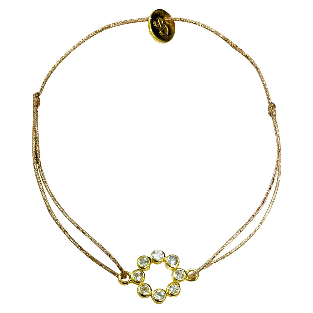 White Topaz Glory Bracelet by Sophie Deschamps Bijoux