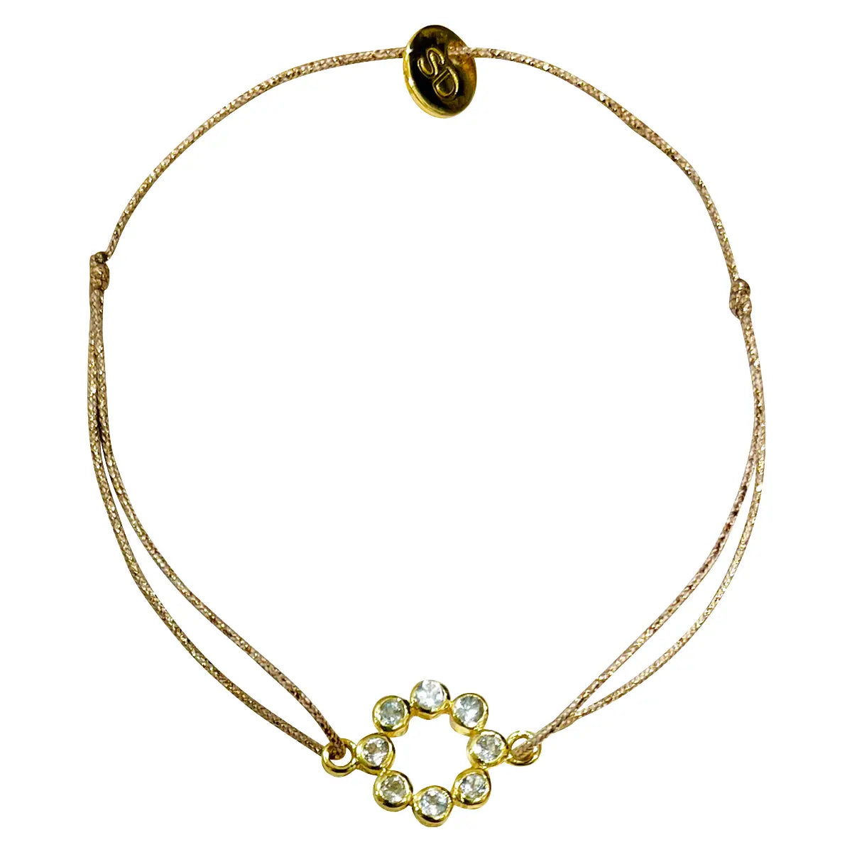 White Topaz Glory Bracelet by Sophie Deschamps Bijoux