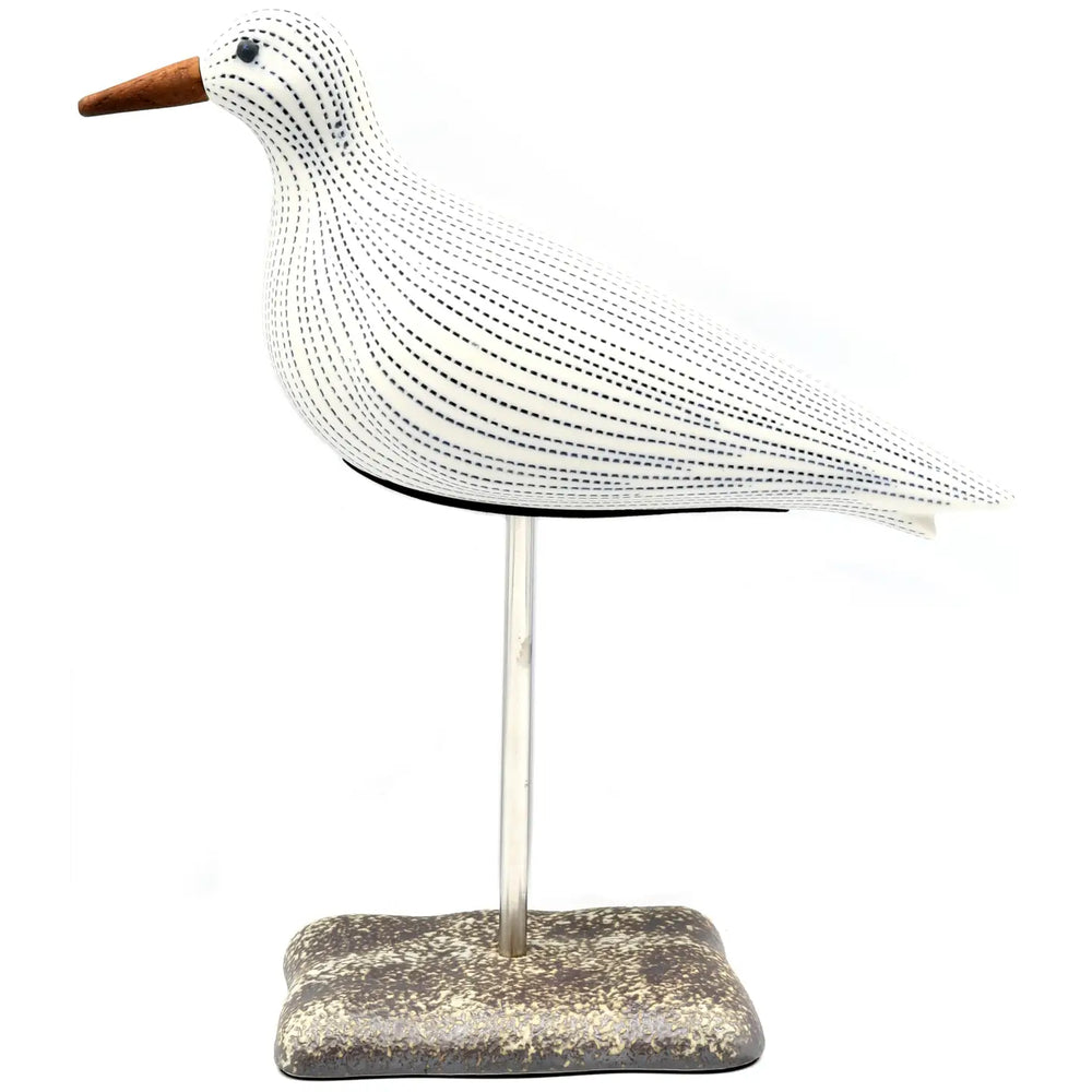 The White Seagull Porcelain Ceramic Sculpture by Art Floral Trading