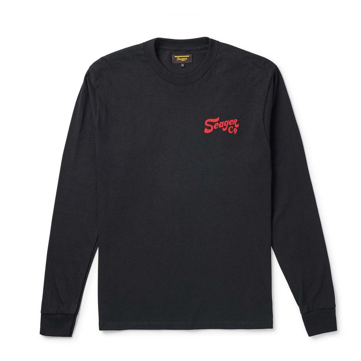 The Seager Lonesome Long Sleeve Tee in Black is at Harbour Thread