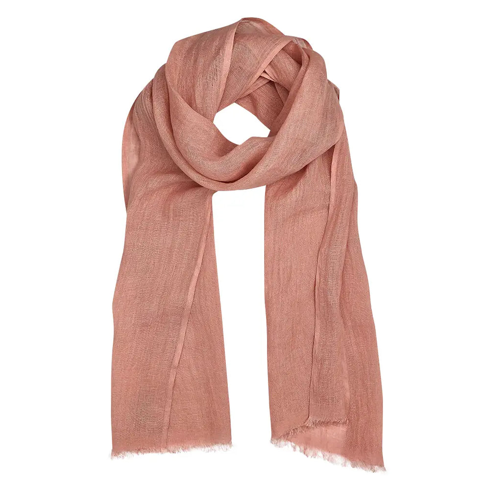 The Rose Ethiopian Gauze Linen Scarf by Slate + Salt