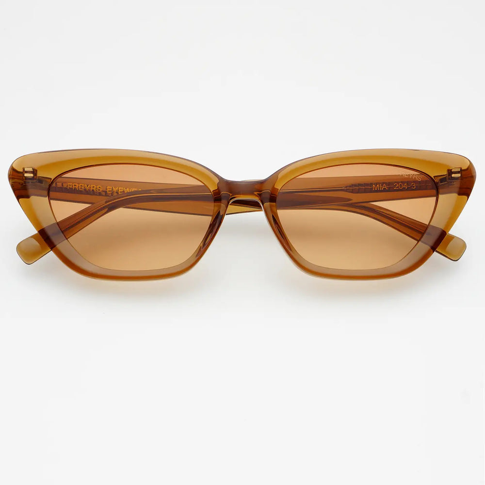 
                      
                        Brown vintage glam cat-eye sunglasses 
                      
                    