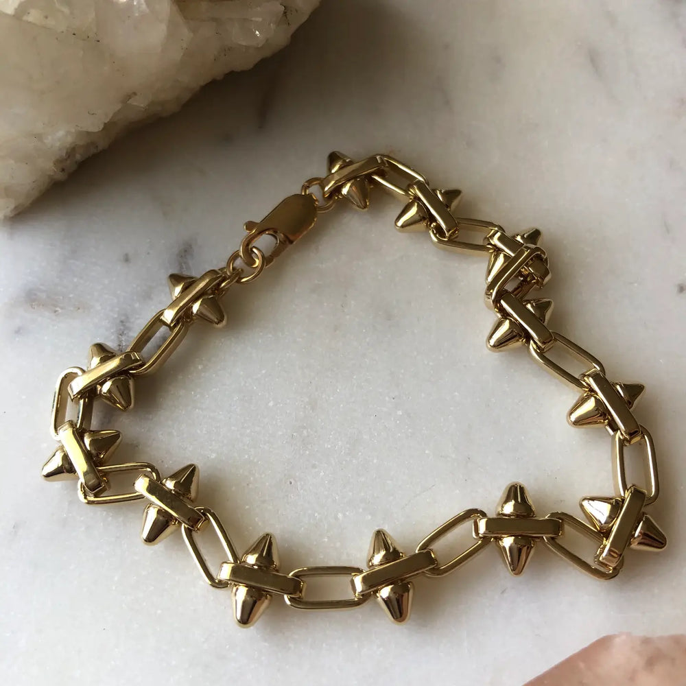 
                      
                        The spiked chain Ariana Bracelet by Jessica Matrasko Jewelry
                      
                    