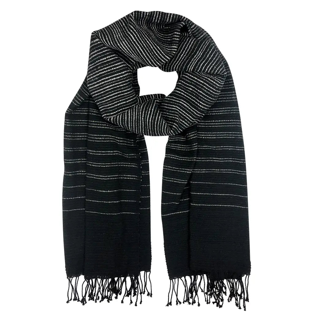 The Zebra Ethiopia Handloom Wrap Scarf by Slate + Salt