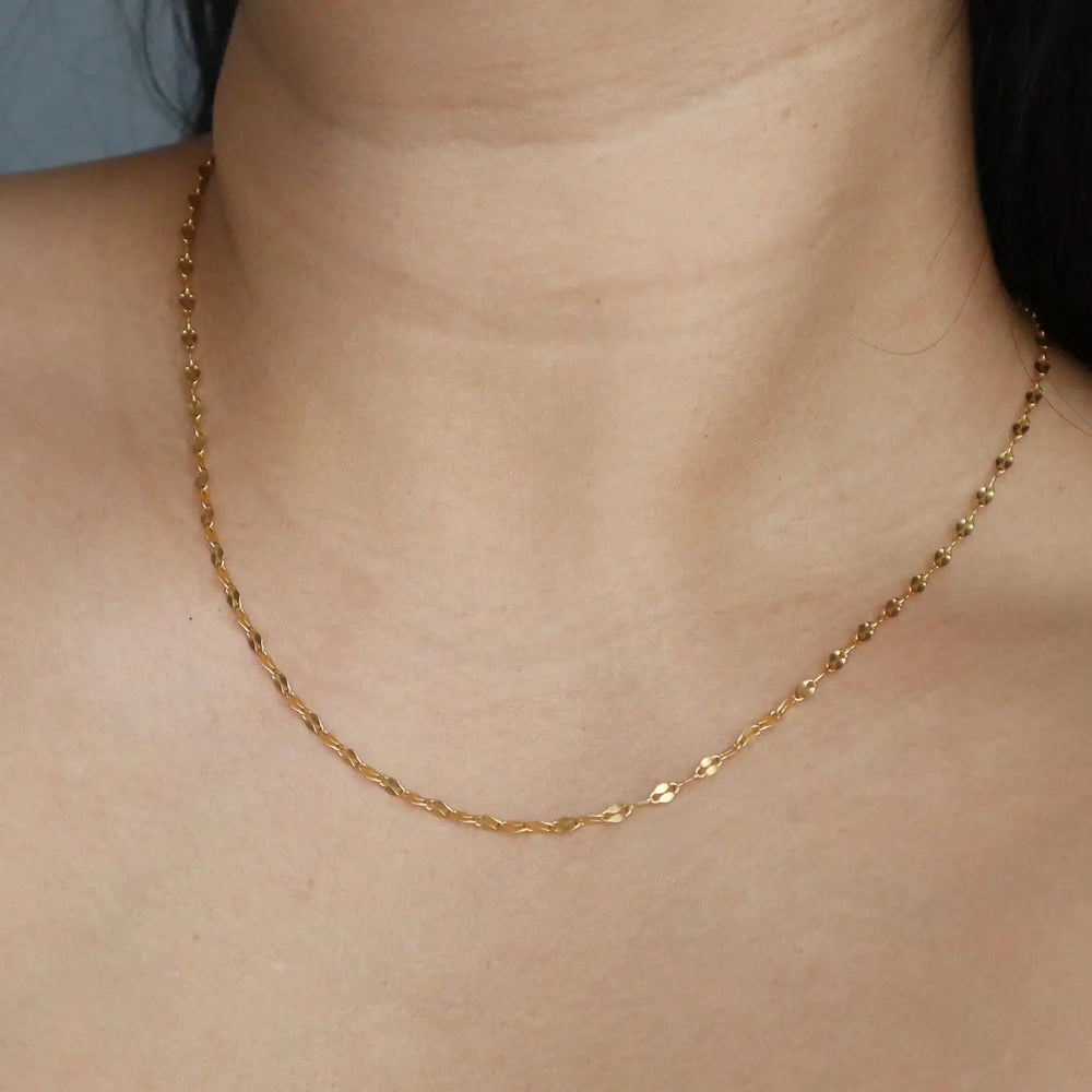 
                      
                        The Lilia Chain Necklace by Jessa Jewelry at Harbour Thread.
                      
                    