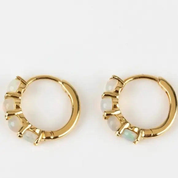 Tramps + Thieves Sonata Opal Hoops