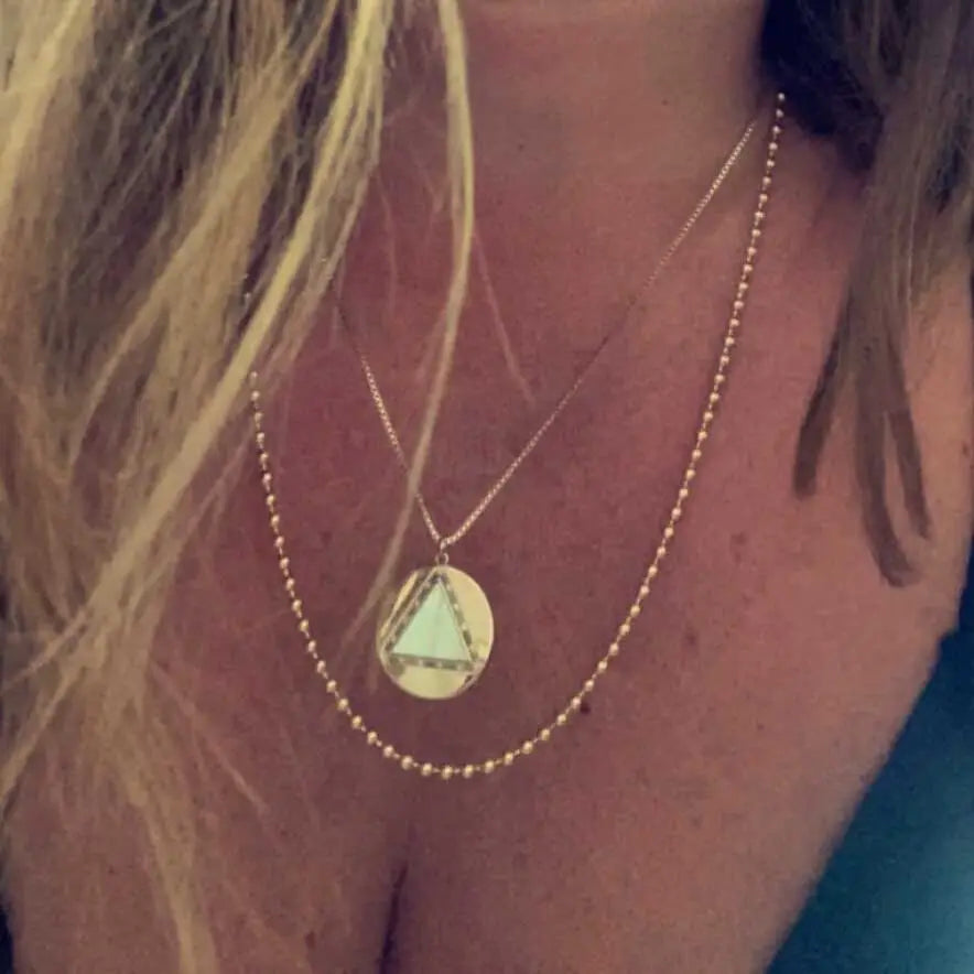 Glamrocks Jewelry Gold Ball Necklace