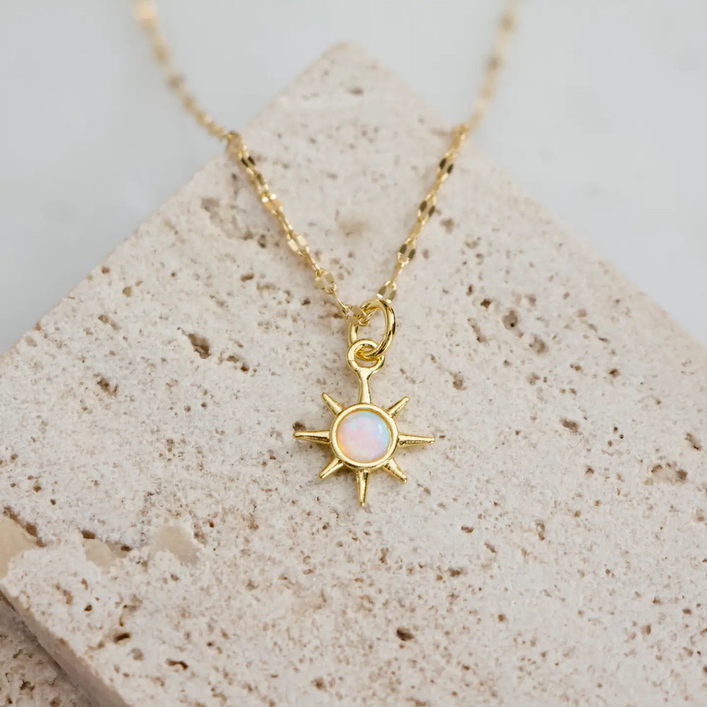 The Opal Sun Necklace by Mesa Blue