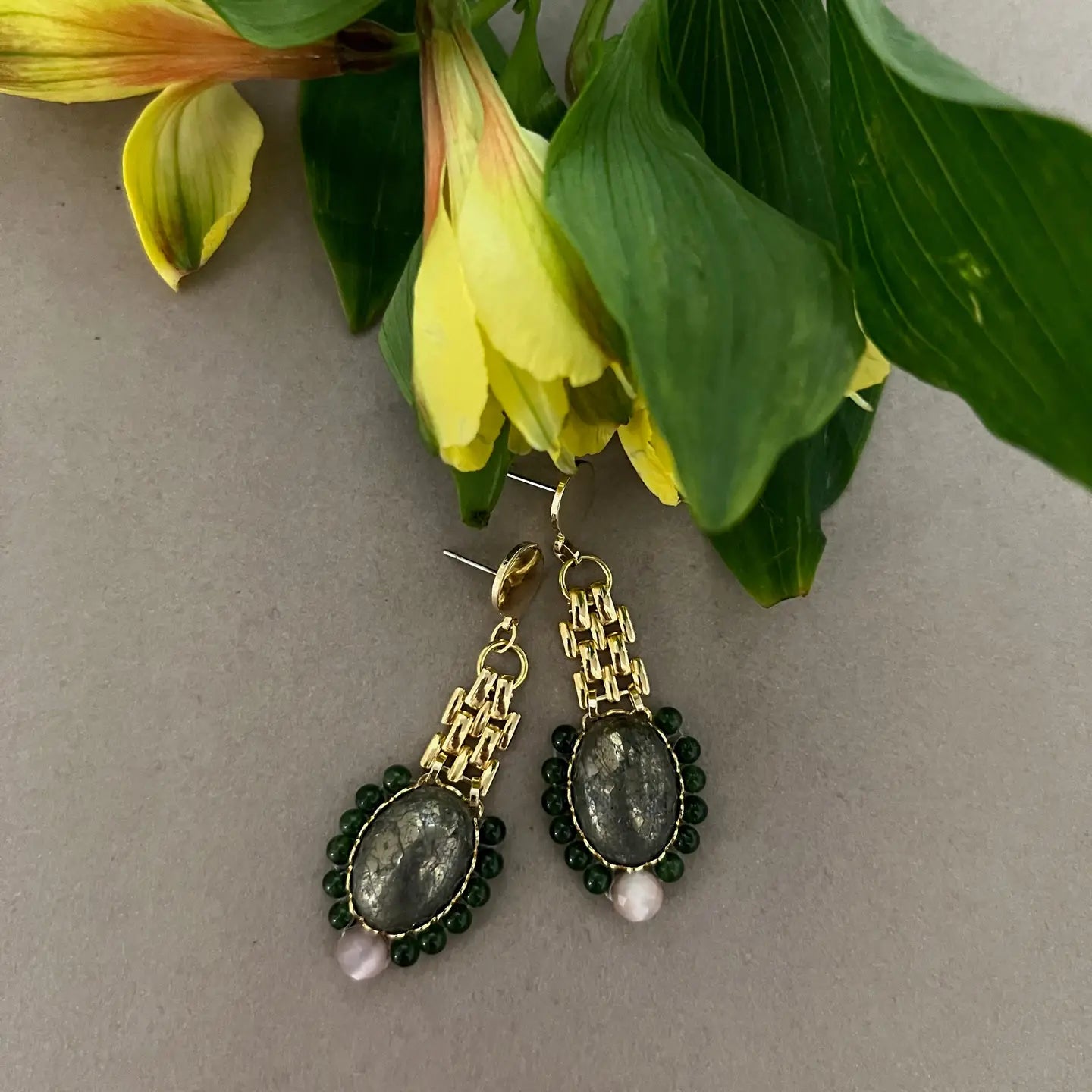 Shop the Nadia Earrings by Sandrine France Studio at Harbour Thread