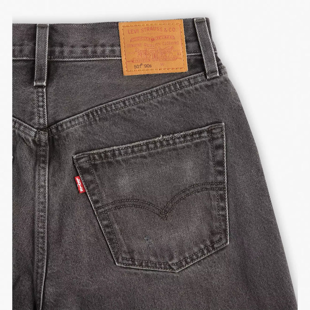 
                      
                        Back detail on the Stitch School Black 501 90's Women's Jeans by Levi's
                      
                    