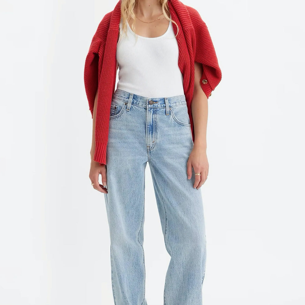 The Fan Flare Baggy Dad Wide Leg Women's Jeans