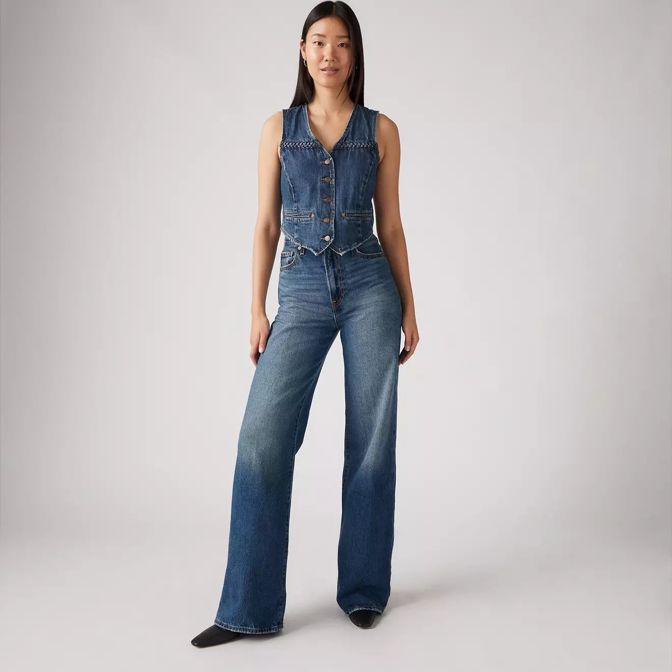 Levi's Ribcage Wide Leg Women's Jeans | Harbour Thread