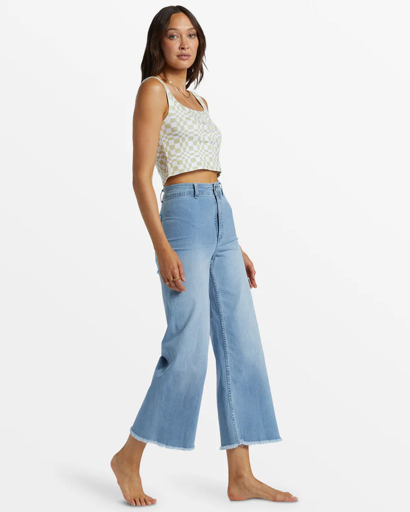 
                      
                        Free Fall Indigo Wide-Leg Jeans by Billabong
                      
                    