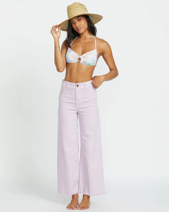 
                      
                        Light purple wide leg jeans
                      
                    