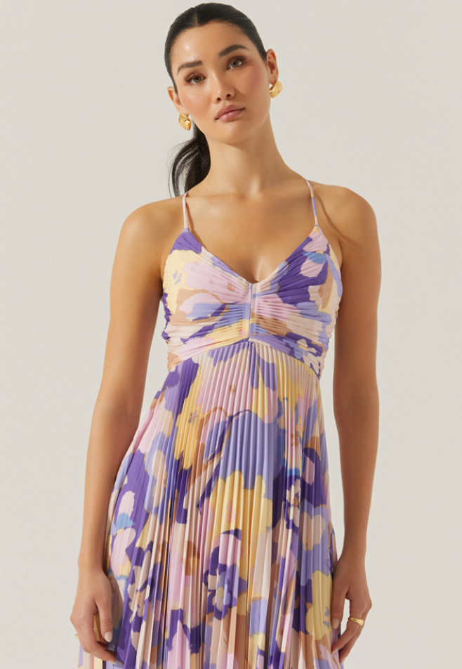 
                      
                        Women's Floral Plisse Midi Dress from ASTR
                      
                    