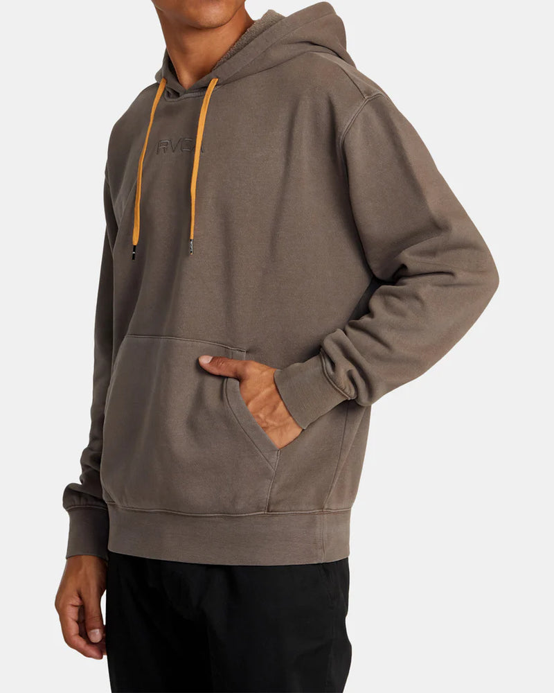 
                      
                        Side view of the men's PTC Hoodie by RVCA
                      
                    