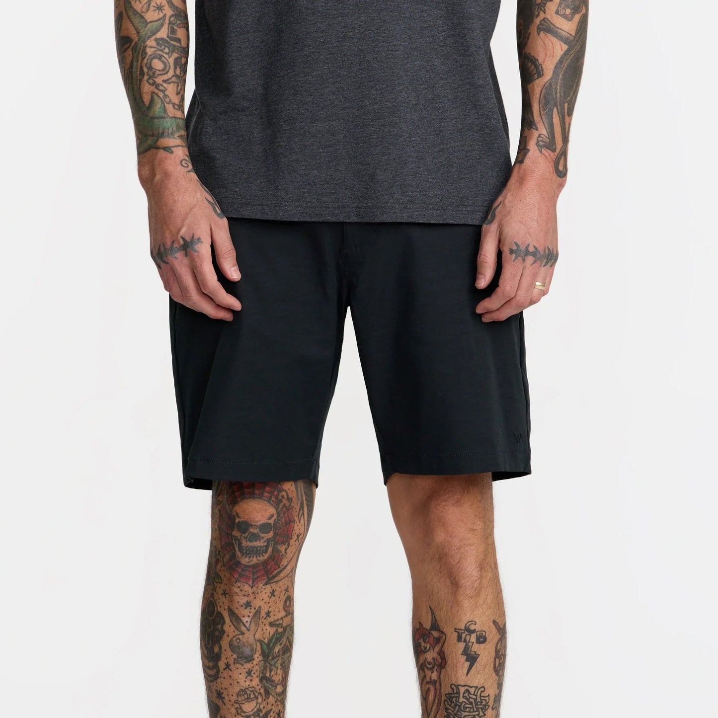 RVCA Back In Hybrid Men's Short in Black