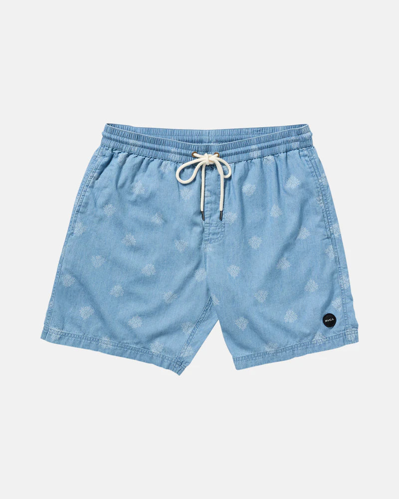 Embrace casual cool summer style with the RVCA Escape Elastic Chambray 17