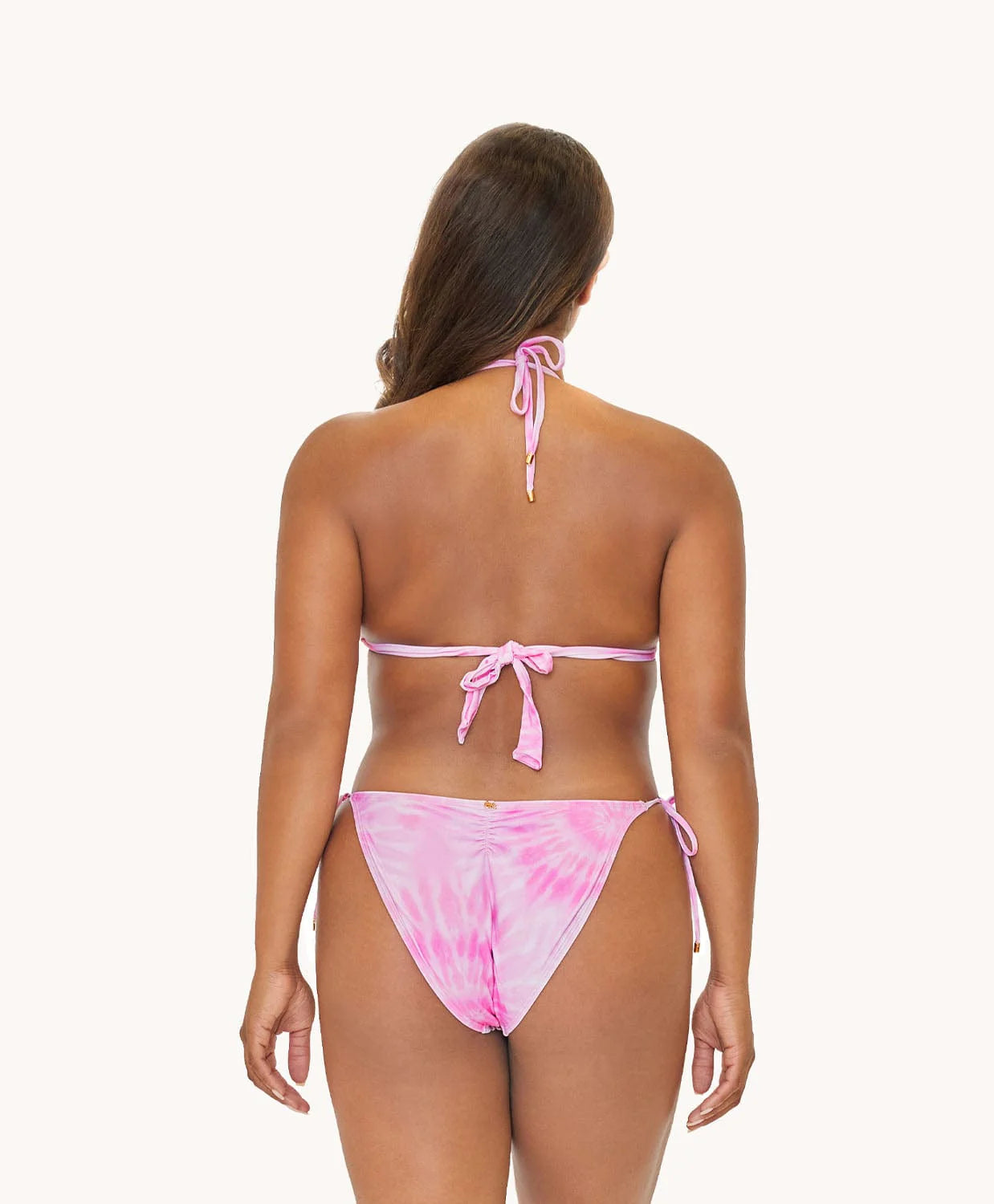 Back view of the Amalfi Lace Tie Bikini Bottoms by PQ Swim