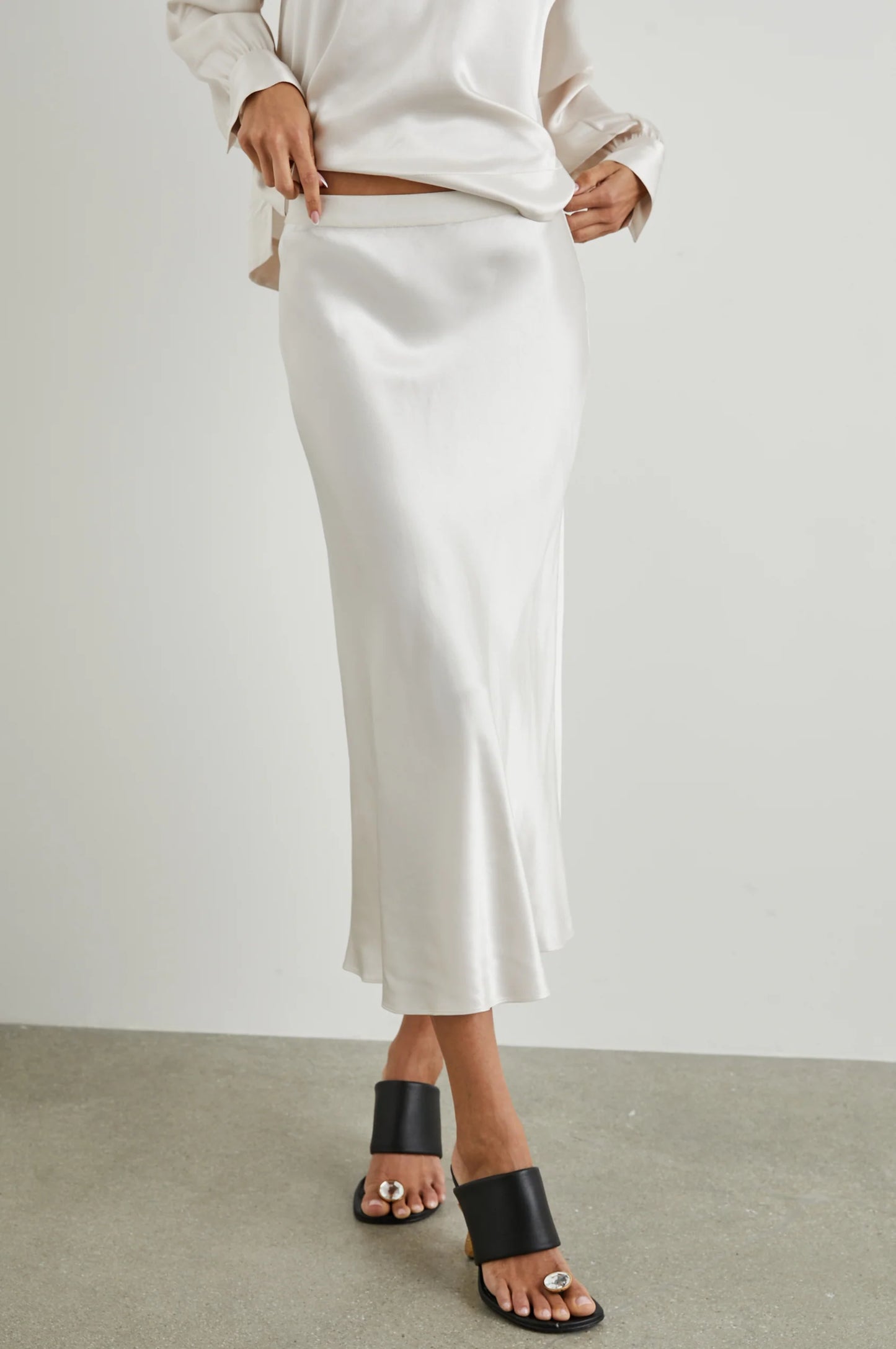 The ivory Berlin Skirt by Rails