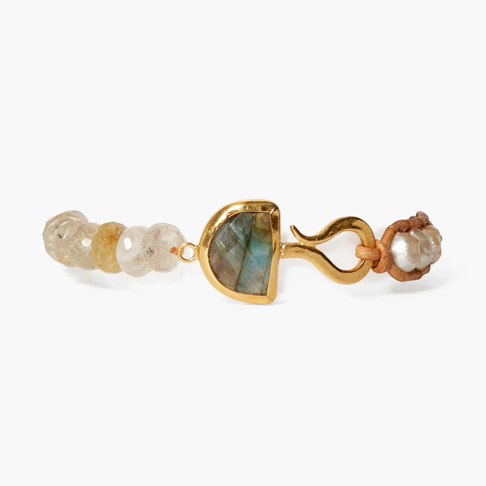 
                      
                        Chan Luu's Luna Single Wrap Bracelet in Natural Mix
                      
                    
