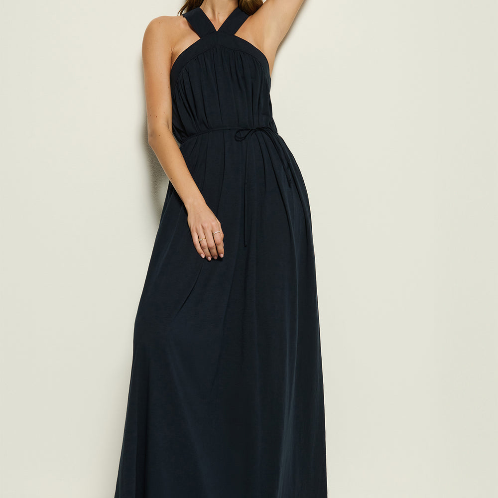 The Nation Brielle Halter Dress will be an event season staple for years to come. Shop this maxi dress at Harbour Thread women's boutique in St. Pete, FL!