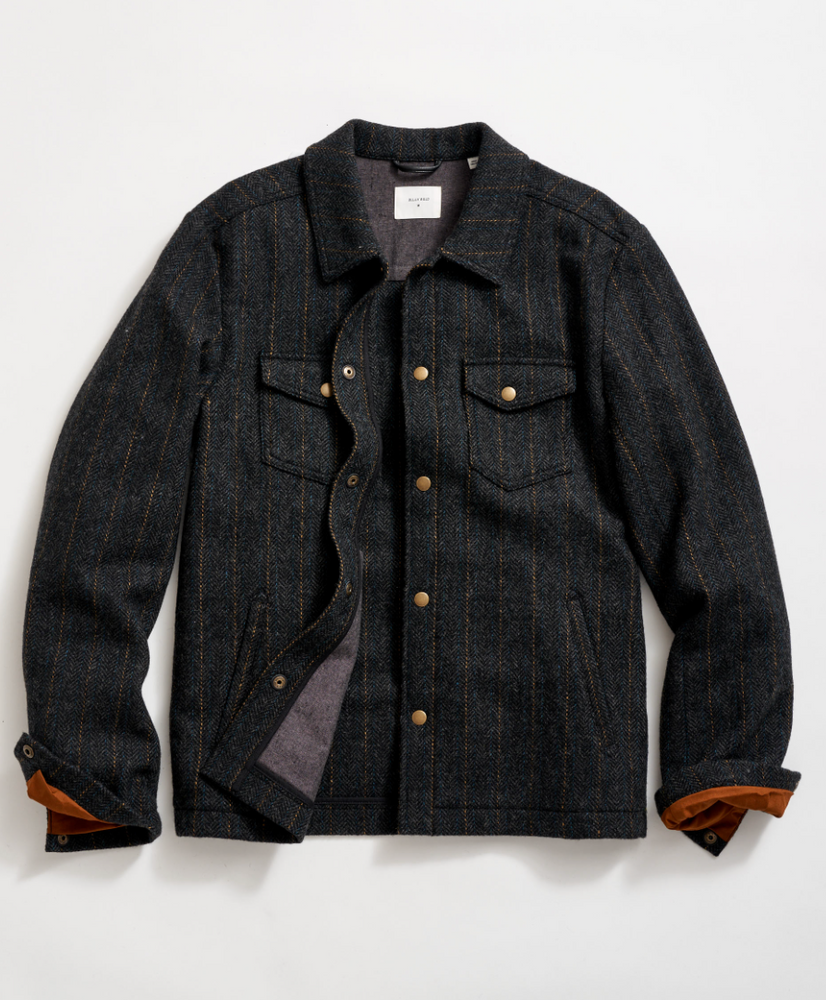 The men's Woodman Shirt Jacket by Billy Reid