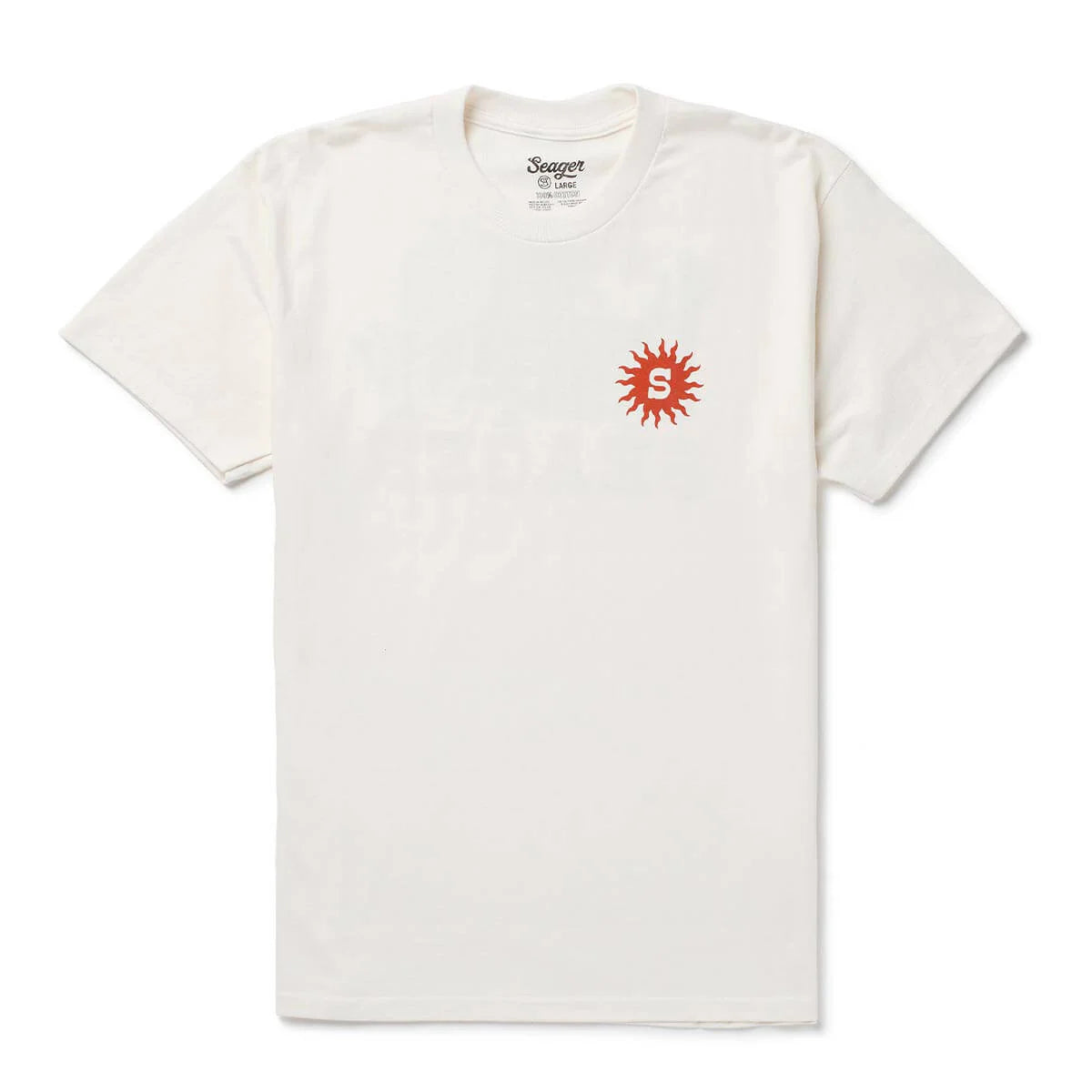 Seager Baja Tee in Vintage White