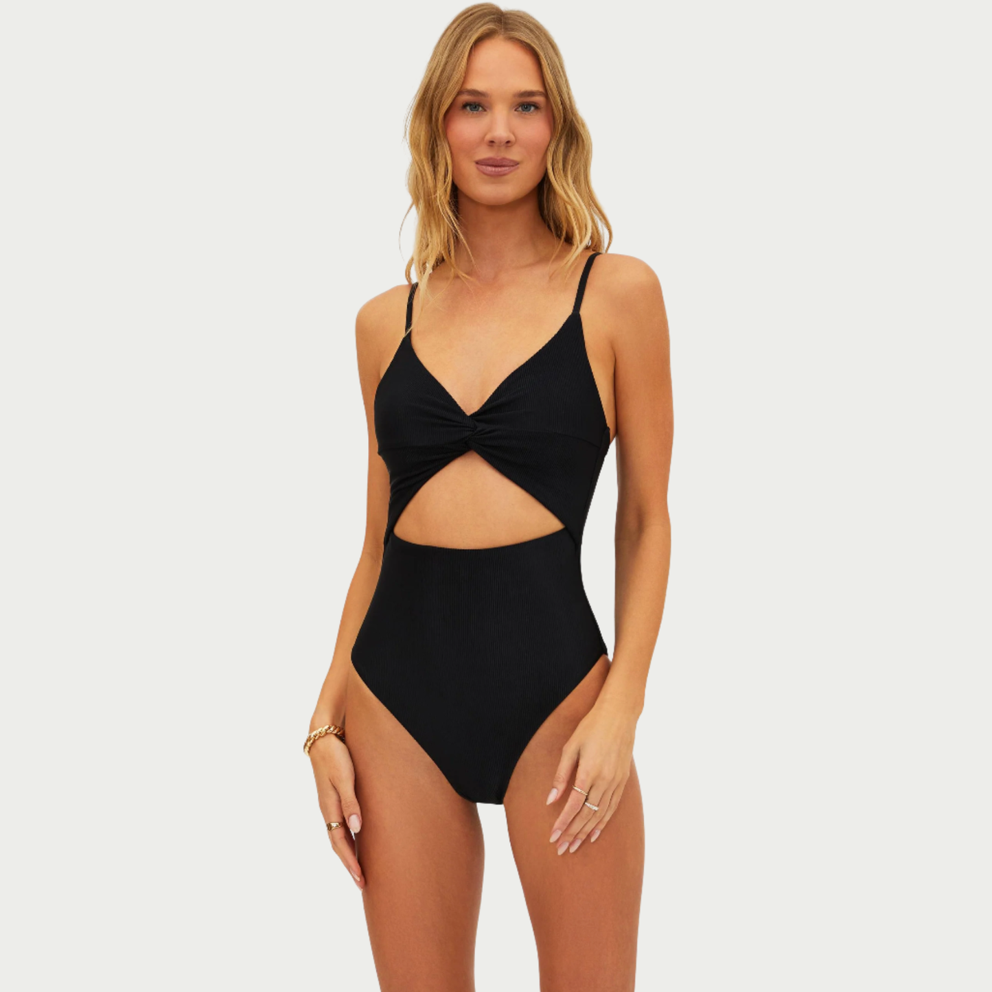 Beach Riot Annalisa One Piece Black Swimsuit 