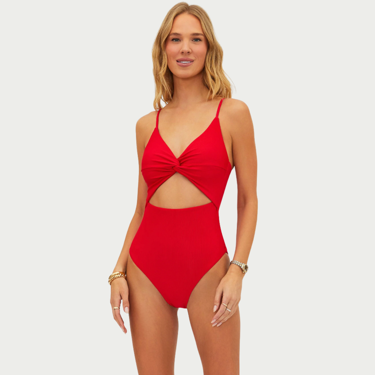 Beach Riot Annalisa One Piece Red Swimsuit