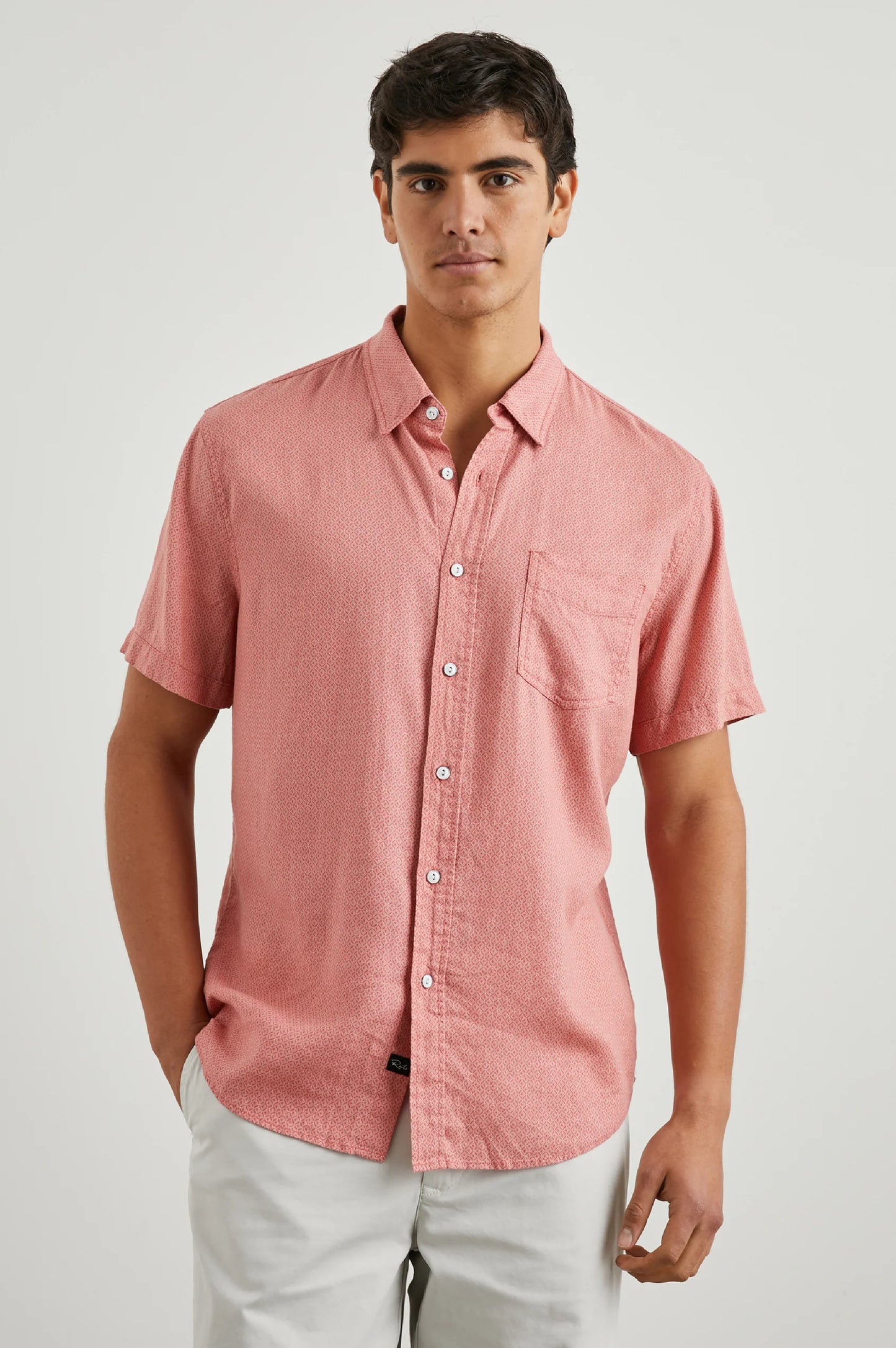 The Crown Jewel Ruby Carson Short Sleeve Shirt by Rails