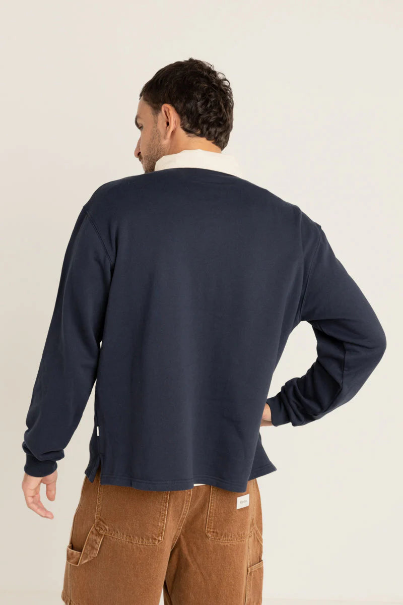 Rhythm Vintage Rugby Long Sleeve Polo