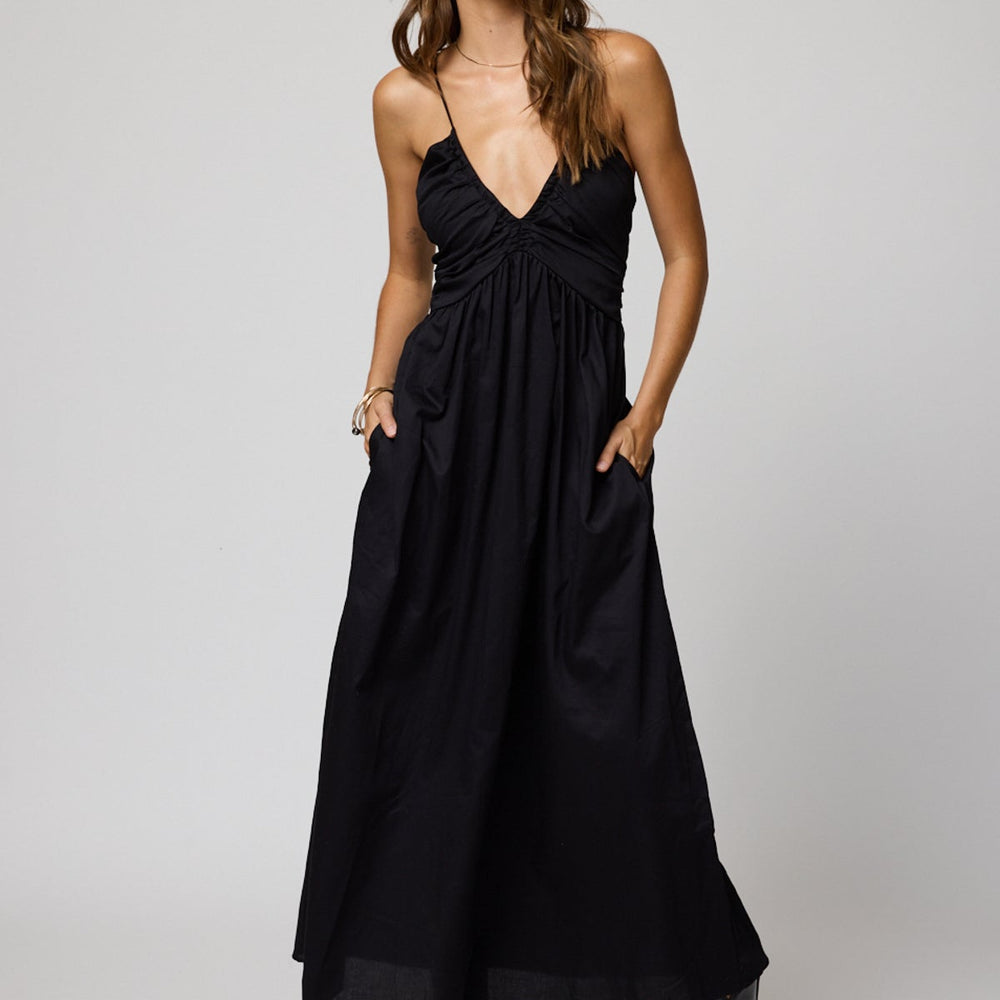 
                      
                        The Black Nikke Maxi Dress by the brand Stillwater
                      
                    