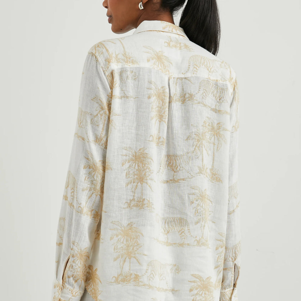 Back view of the Wild Bengals Charli Shirt by Rails