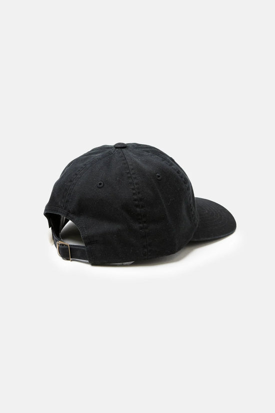 Load image into Gallery viewer, Back view of a 5 panel cap by Rhythm in color Vintage black
