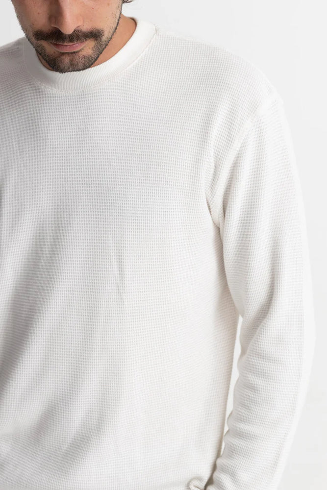 
                      
                        Detail on the Vintage White Classic Waffle Knit by Rhythm
                      
                    