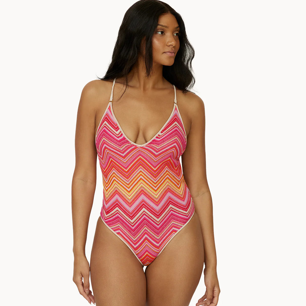 The PQ Swim Margot One Piece in the color Cayenne