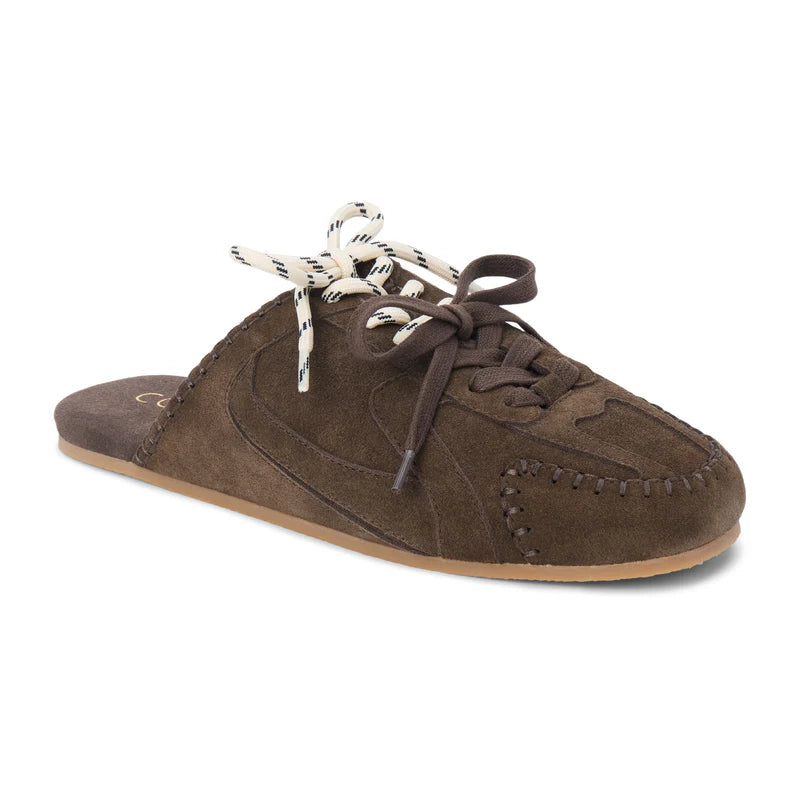 Matisse Devyn Sneaker Mule in the color chocolate