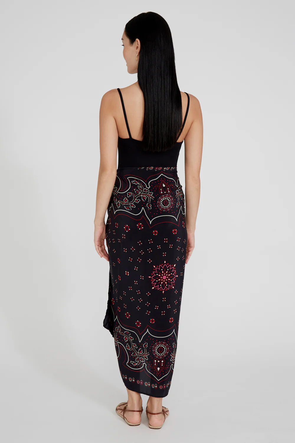 Back view of the Mandala Sarong by Chan Luu