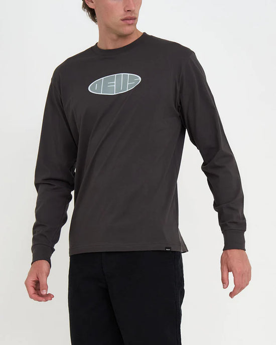 Load image into Gallery viewer, DEUS Eclipse Long Sleeve Tee - Anthracite

