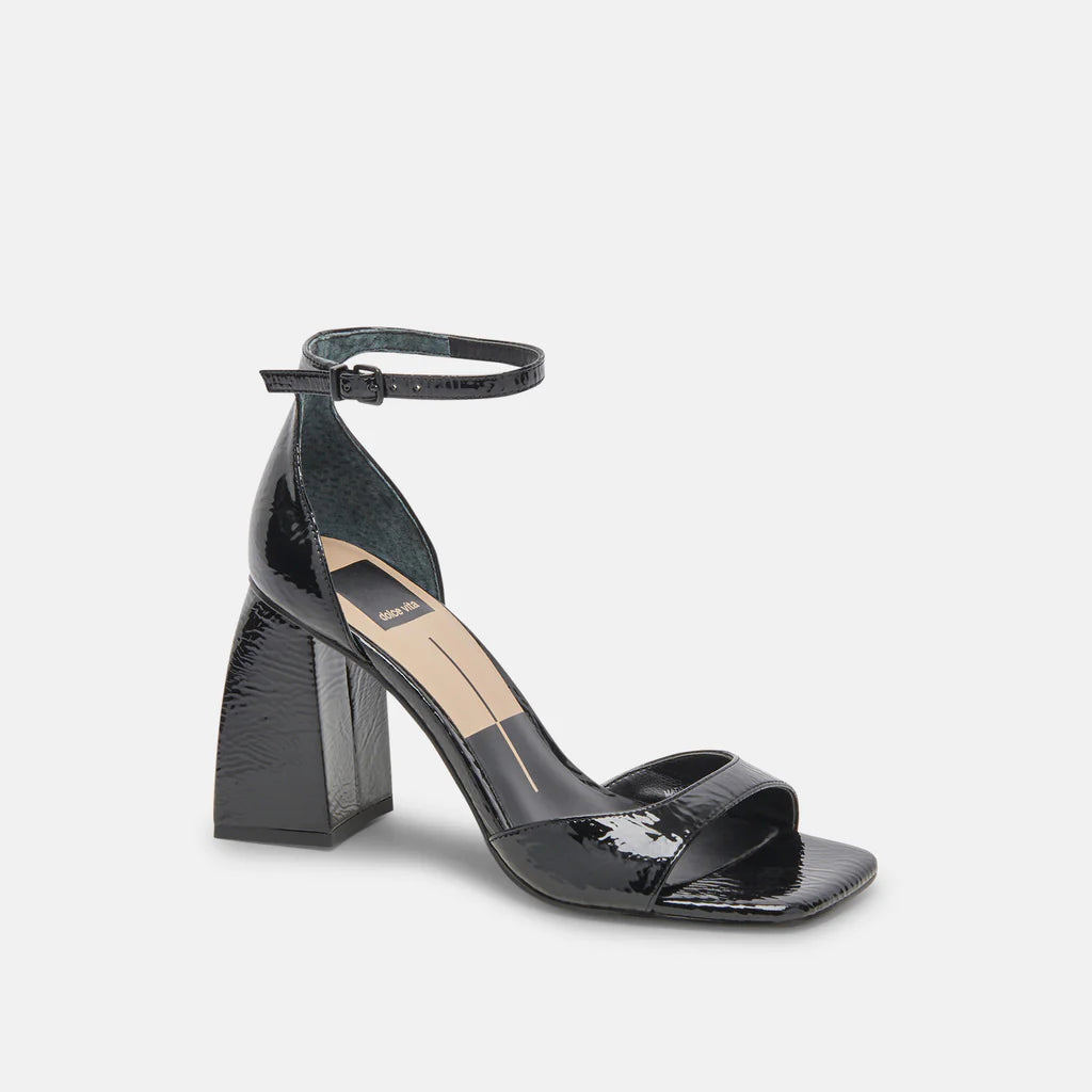 Dolce Vita Janey Heel - Midnight Crinkle Patent