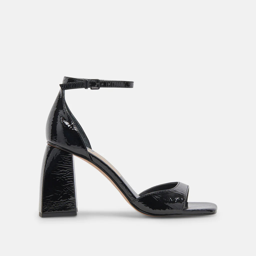 Dolce Vita Janey Heel - Midnight Crinkle Patent