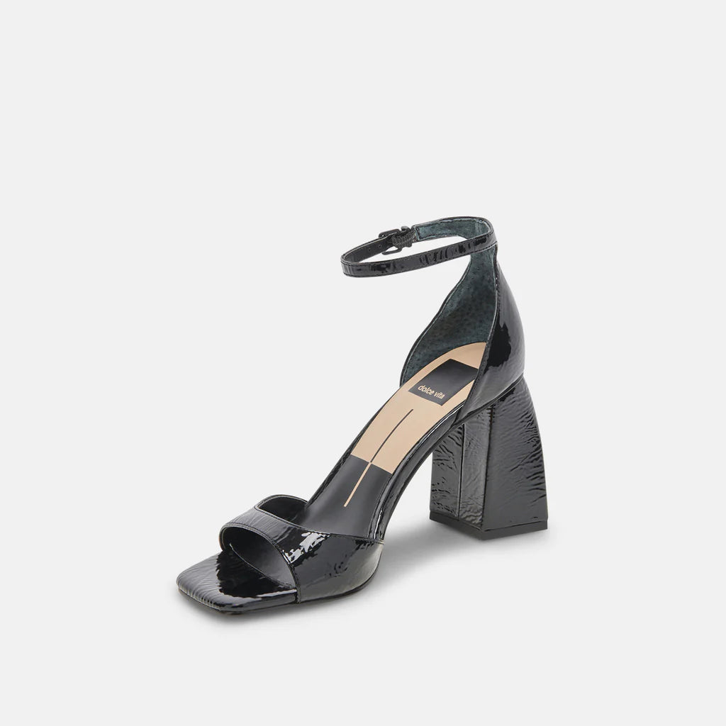 Dolce Vita Janey Heel - Midnight Crinkle Patent