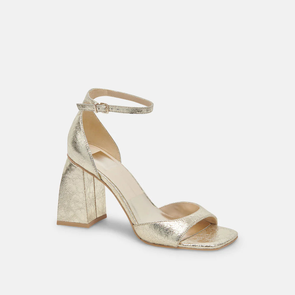 Dolce Vita Janey Heel - Platinum Distressed Leather