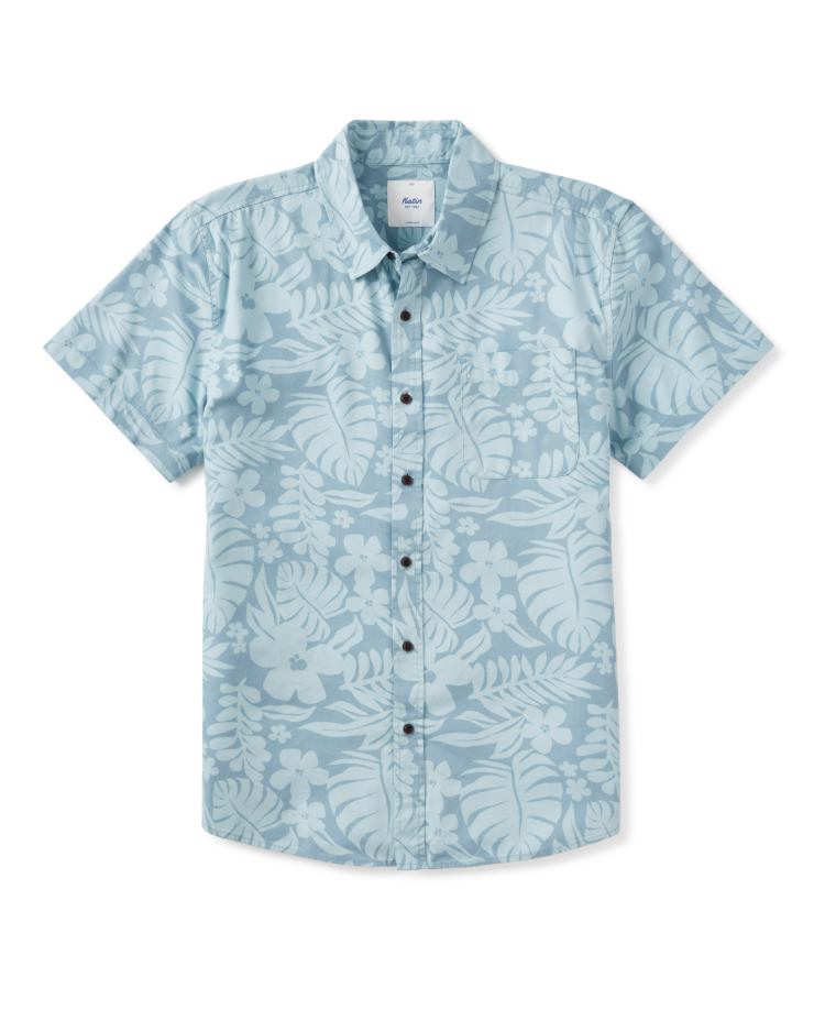 With its fun print and standard fit, the short sleeve Don Shirt by Katin is both relaxed and polished. Find it at Harbour Thread men's store in Burlington!