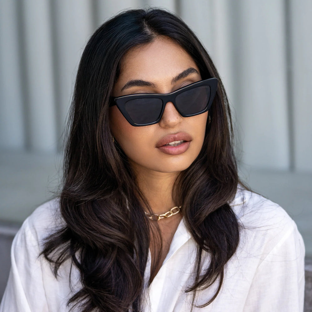 Go bold with your summer accessory style in the FREYRS Siena Women's Cat Eye Sunglasses. Find your pair at Harbour Thread boutique in St. Pete, FL!