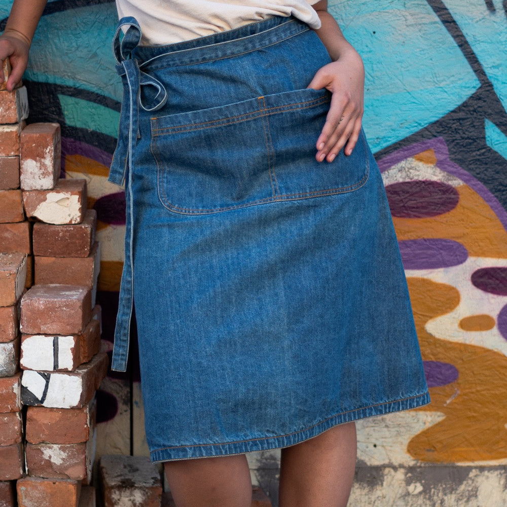 Tove Wear Maker Skirt Long - Light Denim